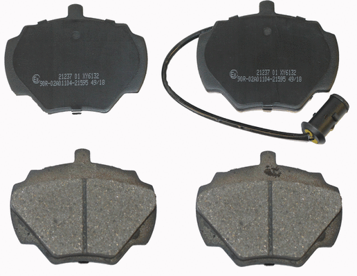 Brake Pad Set, disc brake (NP2663)
