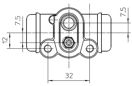 Wheel Brake Cylinder (NWC5077)