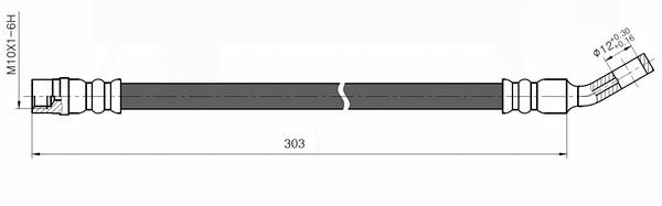 Brake Hose (NBH6074)