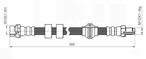 Brake Hose (NBH6009)