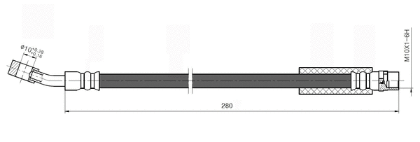 Brake Hose (NBH6067)