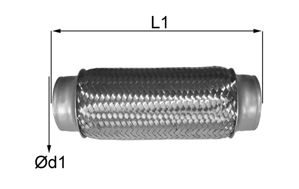 Flexible Pipe, exhaust system (06.50.46)