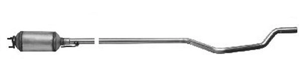 Soot/Particulate Filter, exhaust system (53.58.83)