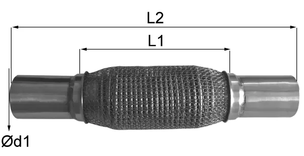 Flexible Pipe, exhaust system (06.47.45)