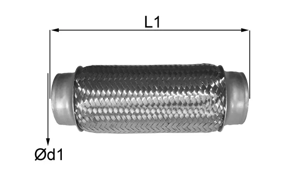 Flexible Pipe, exhaust system (06.40.46)