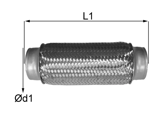 Flexible Pipe, exhaust system (06.40.38)