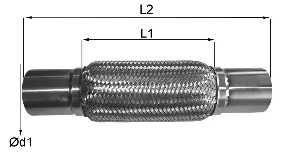 Flexible Pipe, exhaust system (06.32.55)