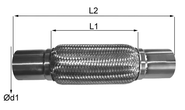 Flexible Pipe, exhaust system (06.31.52)
