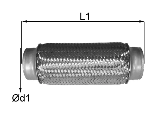 Flexible Pipe, exhaust system (06.37.45)