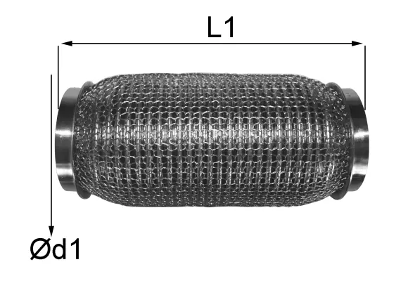Flexible Pipe, exhaust system (06.59.50)