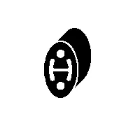 Mount, exhaust system (09.10.31)