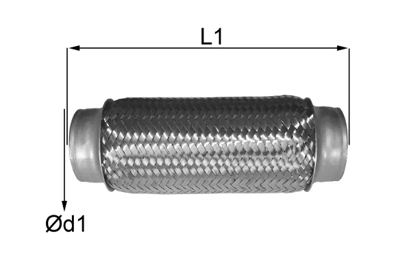 Flexible Pipe, exhaust system (06.50.51)