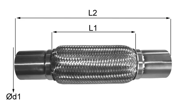 Flexible Pipe, exhaust system (06.32.50)