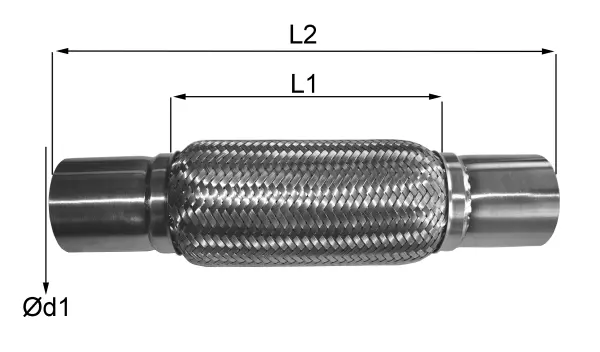 Flexible Pipe, exhaust system (06.41.45)