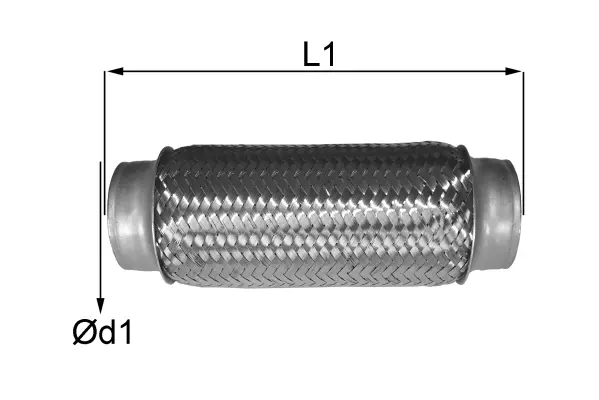 Flexible Pipe, exhaust system (06.50.40)