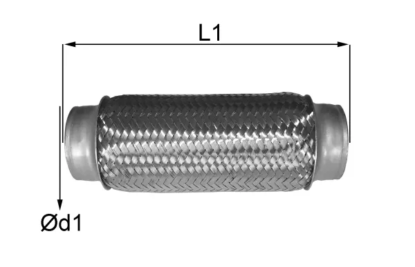 Flexible Pipe, exhaust system (06.39.56)
