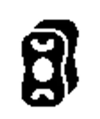 Mount, exhaust system (09.10.64)