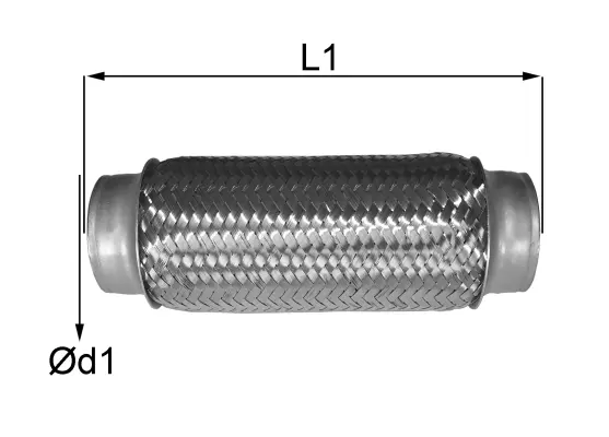 Flexible Pipe, exhaust system (06.30.60)