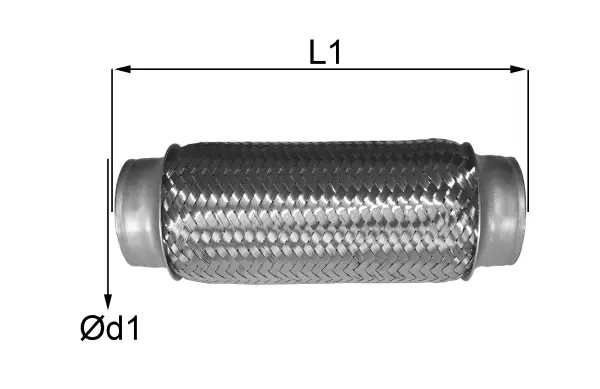 Flexible Pipe, exhaust system (06.30.55)
