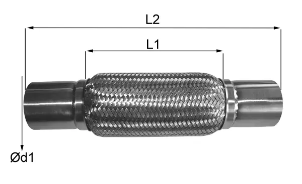 Flexible Pipe, exhaust system (06.53.50)