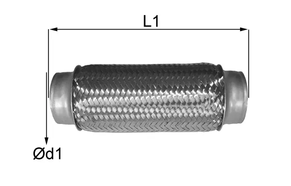 Flexible Pipe, exhaust system (06.60.55)