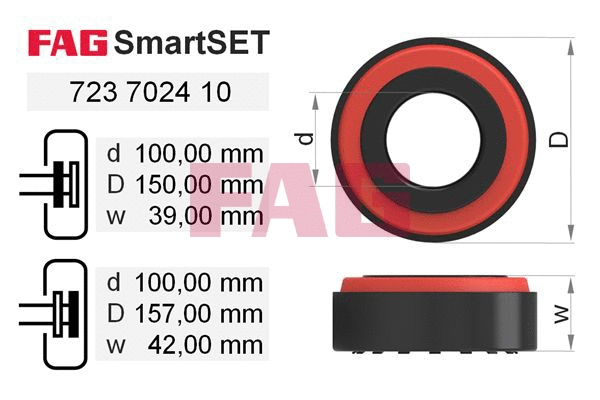 Wheel Bearing Kit (723 7024 10)