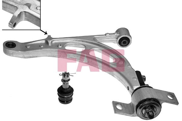 Control/Trailing Arm, wheel suspension (821 0602 10)