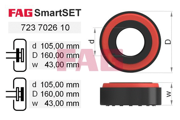 Wheel Bearing Kit (723 7026 10)