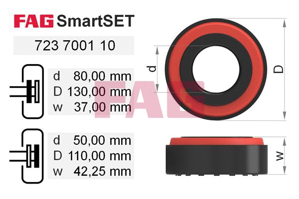 Wheel Bearing Kit (723 7001 10)
