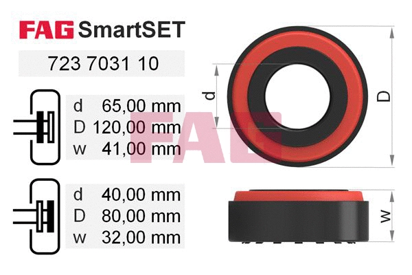 Wheel Bearing Kit (723 7031 10)