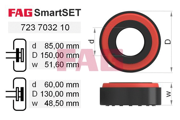 Wheel Bearing Kit (723 7032 10)