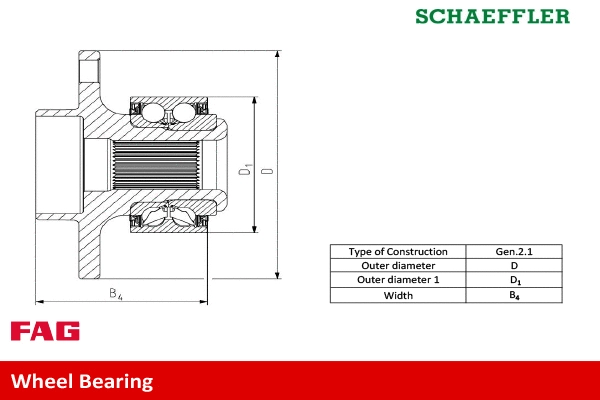 Wheel Bearing Kit (713 6104 70)