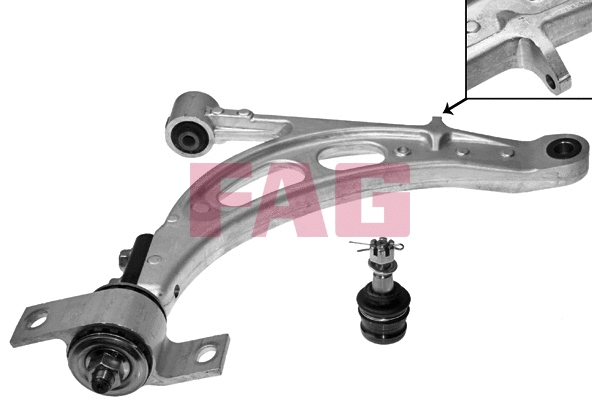 Control/Trailing Arm, wheel suspension (821 0603 10)