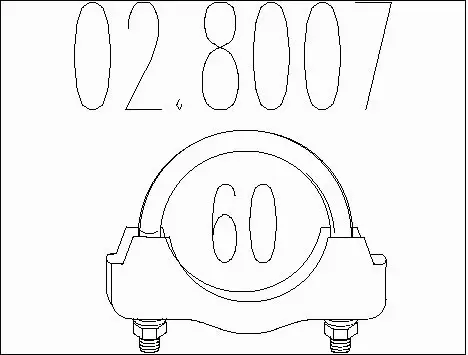 Pipe Connector, exhaust system (02.8007)