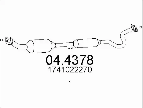 Catalytic Converter (04.4378)