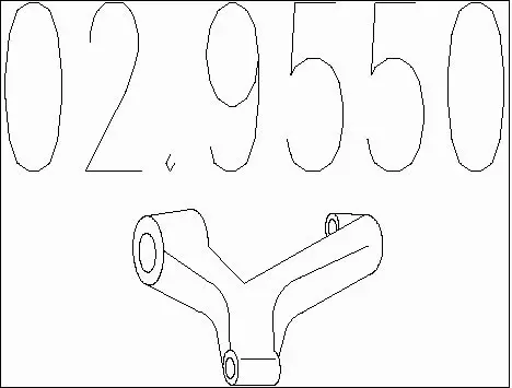 Rubber Buffer, muffler (02.9550)