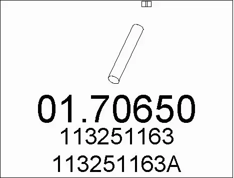 Exhaust Pipe (01.70650)