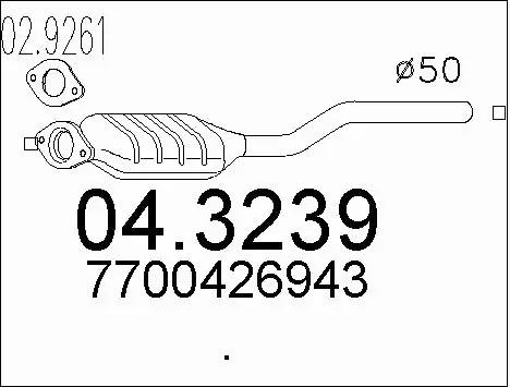 Catalytic Converter (04.3239)