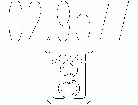 Rubber Buffer, muffler (02.9577)