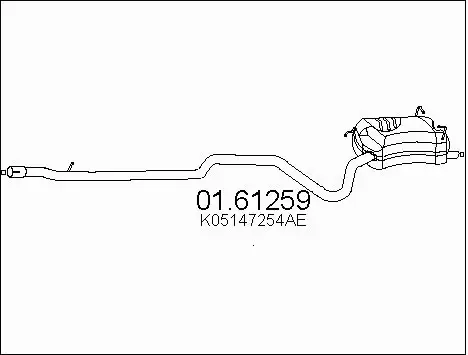 Rear Muffler (01.61259)