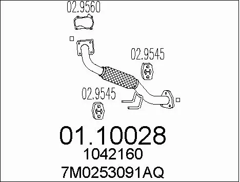 Exhaust Pipe (01.10028)
