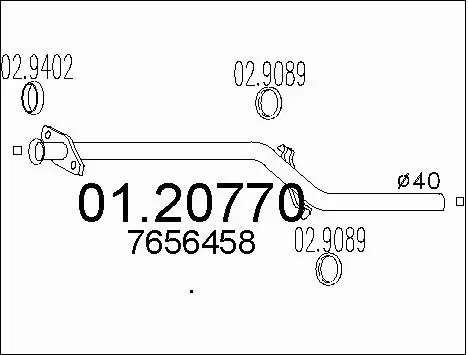 Exhaust Pipe (01.20770)