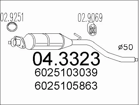 Catalytic Converter (04.3323)