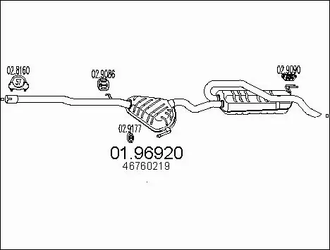 Rear Muffler (01.96920)