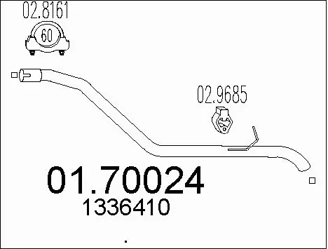 Exhaust Pipe (01.70024)