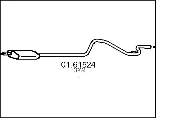 Rear Muffler (01.61524)