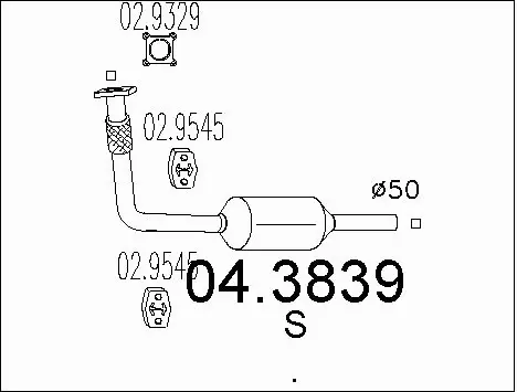 Catalytic Converter (04.3839)
