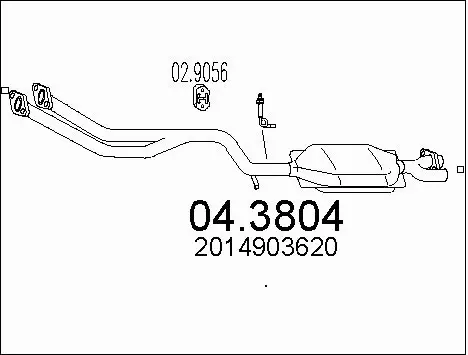 Catalytic Converter (04.3804)