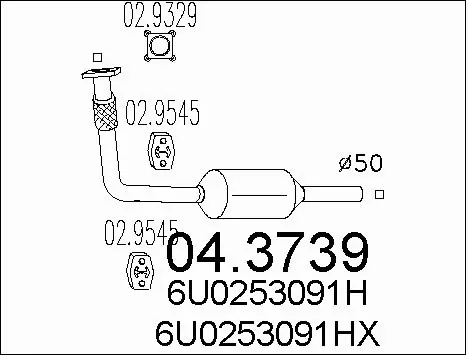 Catalytic Converter (04.3739)