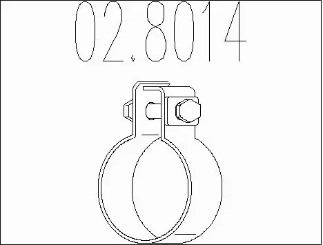 Pipe Connector, exhaust system (02.8014)